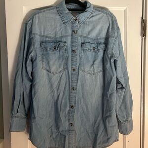 Sofia by Sofia Vergara Light Blue Denim Shirt